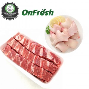 OnFresh全自然精品排骨+猪蹄块套餐（精排3磅、猪蹄块5磅）